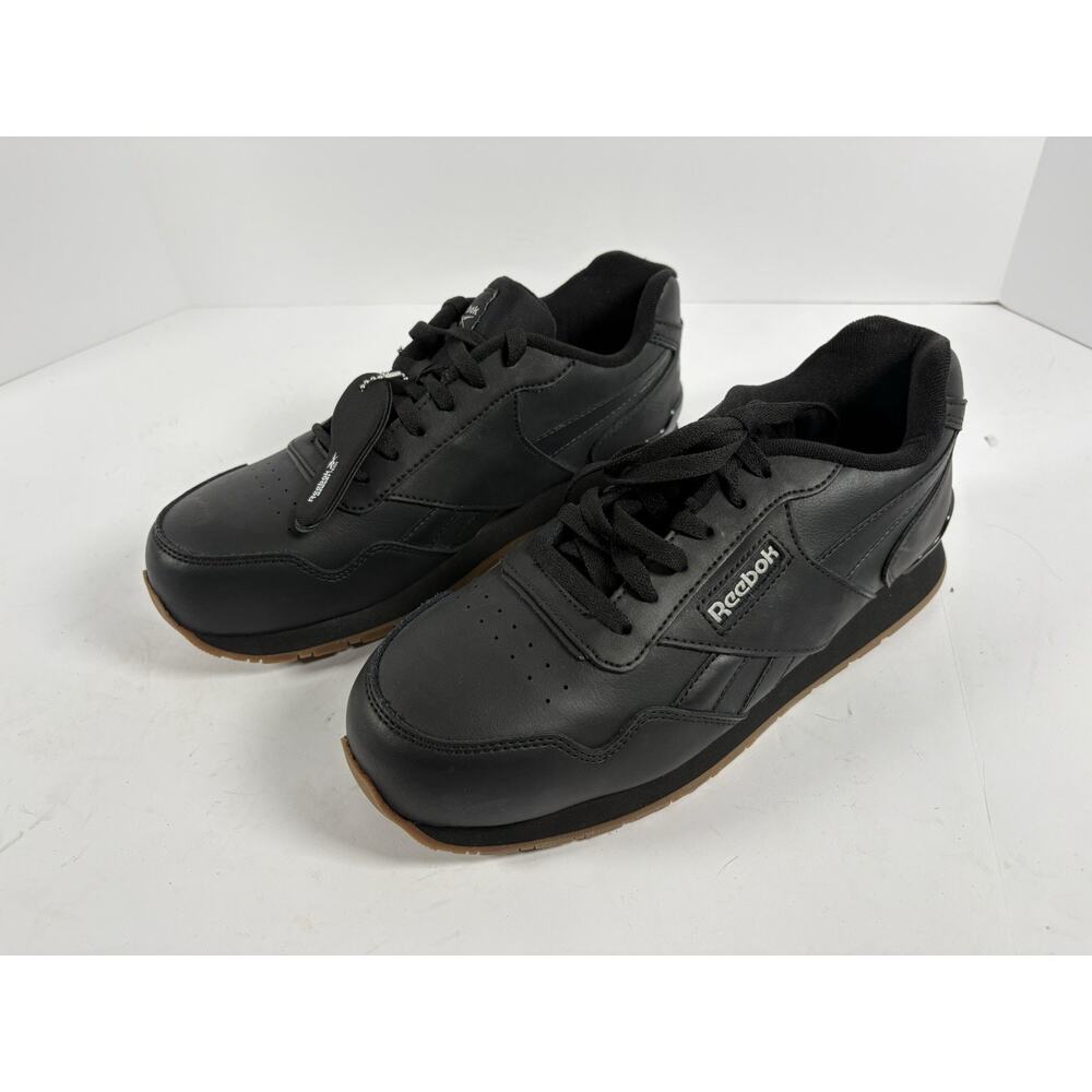 Reebok Classic Leather Black Gum Sole Sneakers Men’s Size 10